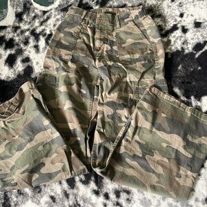 Camo cargo pants
